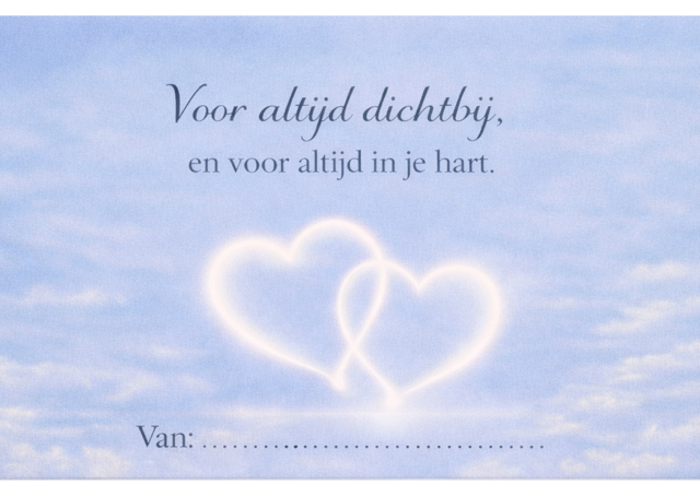 Voor altijd dichtbij